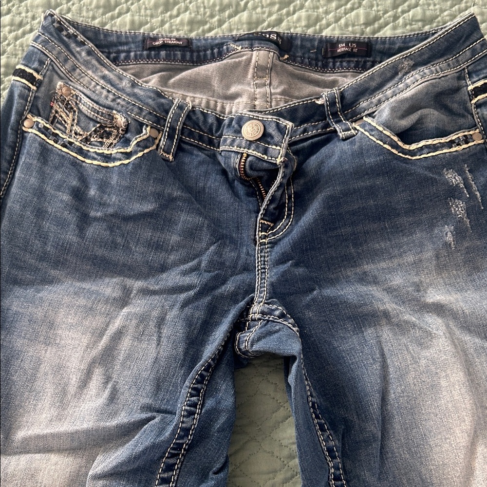 Vigoss Distressed Blue Women's Jeggings